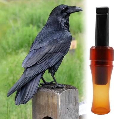 Imitatie Vogelfluit Lokroep Kraai Fluit Realistisch Geluid Jacht Lokmiddel Raaf Noodfluit voor Buiten