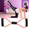8 Shaped Elastic Fitness Pulling Rope Chest Expander Yoga Body Slimming Tension Band Red