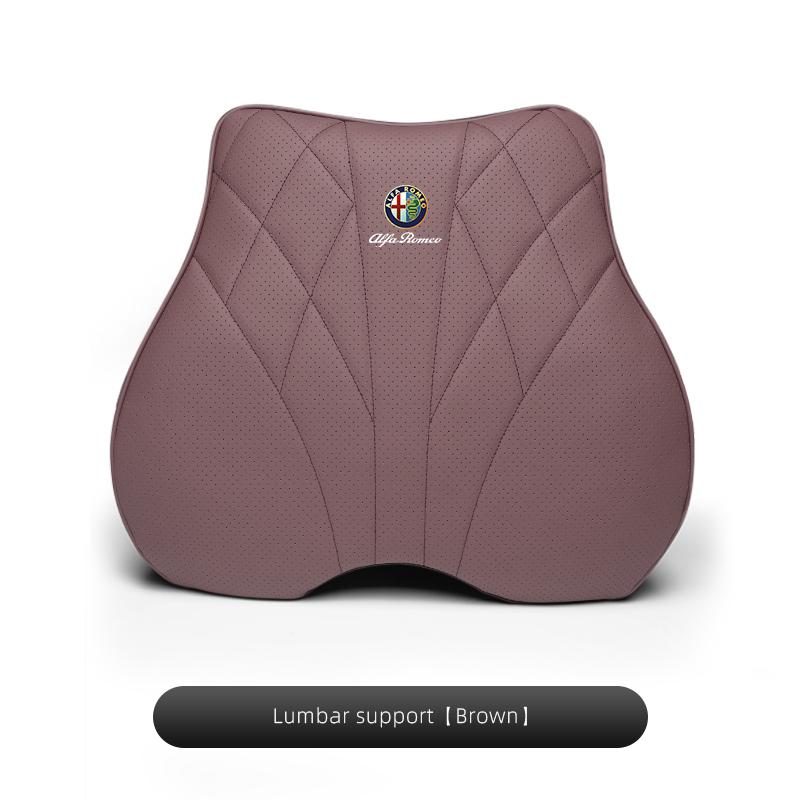 Memory-Schaumstoff Auto Sitzbezüge Atmungsaktives Nackenkissen Lendenwirbelstütze Für Alfa Romeo Giulietta Mito 159 Giulia Stelvio 156 147