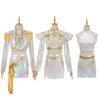 Kpop Demon Hunters Rumi Mira Zoey Cosplay Costume With Elastane For Anime Fans