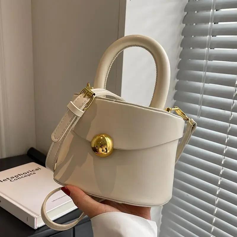 French style box bag feminine spring/summer new fashion versatile girls pretty texture plutonium one shoulder crossbody bag
