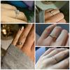 Huitan Wedding Band Eternity Rings Women Brilliant Round Zirconia Luxury Engagement Rings Thin Elegant Female Jewelry