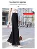 Women's High-Waist Chiffon Wide-Leg Summer Pants with Slit