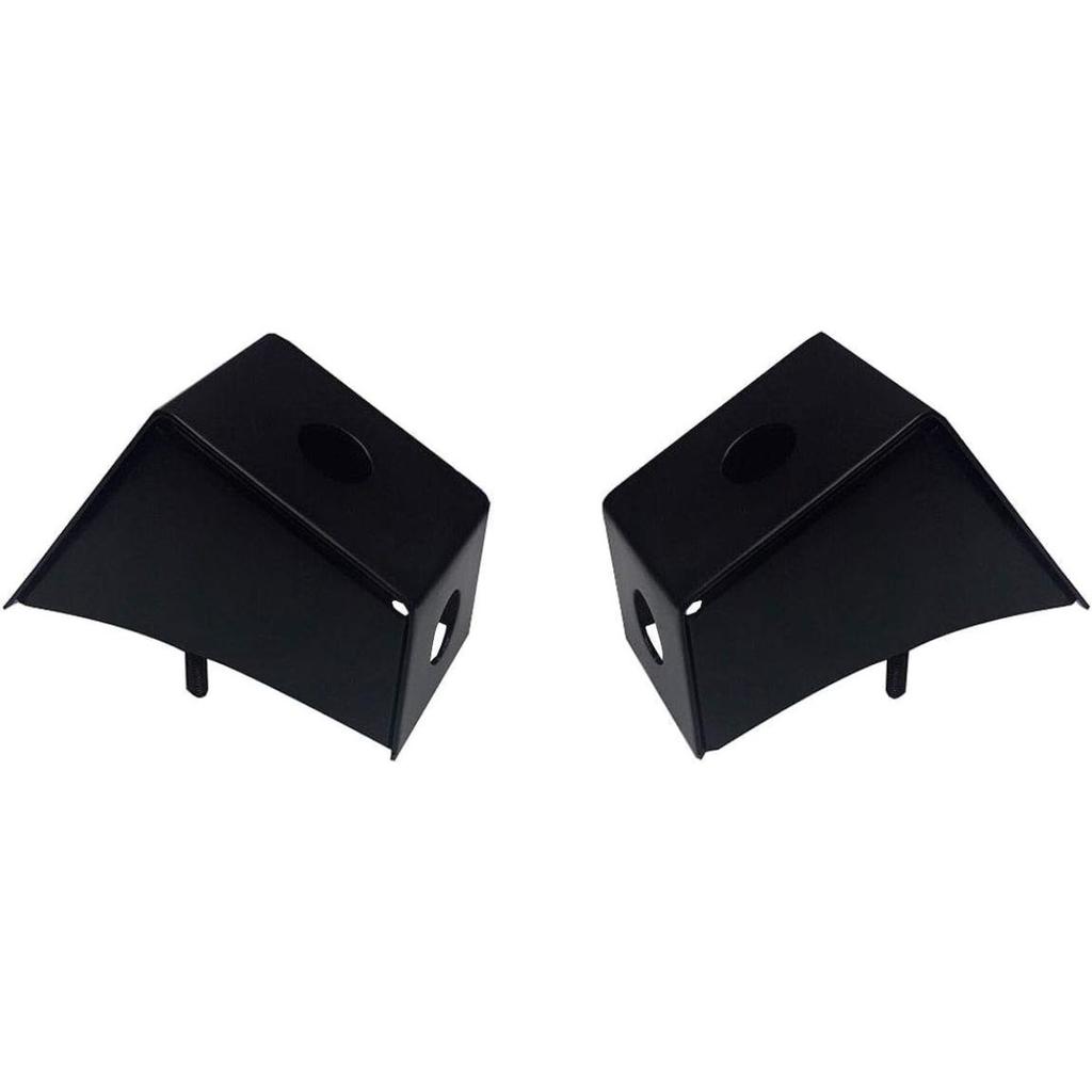 APSMOTIV 2x Mudguard Side Butler Light Bracket Fender Intermediate Piece Suitable for Massey Ferguson Case IHC Nuffield Tractors (Black)