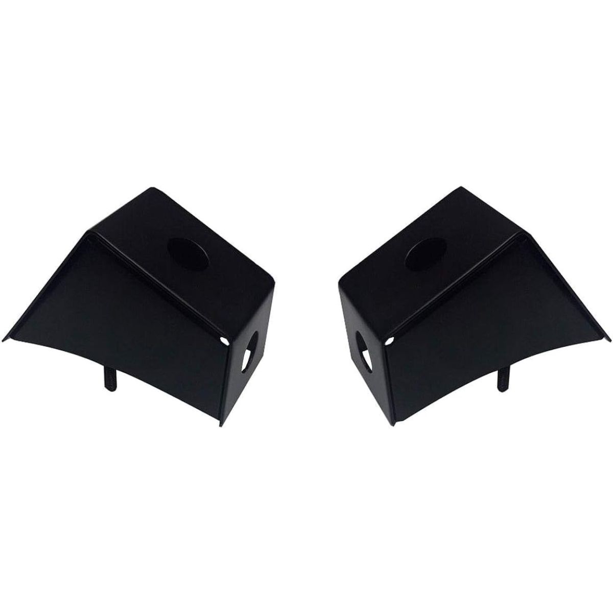 

APSMOTIV 2X Black Mudguard Side Light Bracket Fender Intermediate Piece Suitable for Massey Ferguson Case IHC Nuffield Tractors чорний