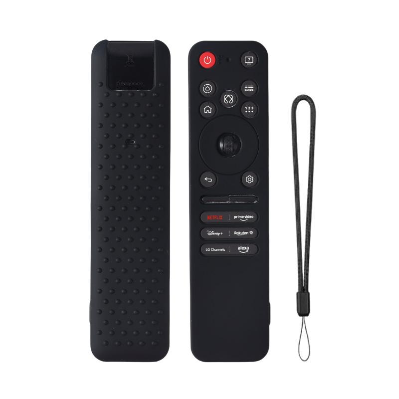 1Pcs Silicone Protective Case With Lanyard Shockproof Soft Shell Remote Control Case For MR25GA OLED Smart TV Remote Control