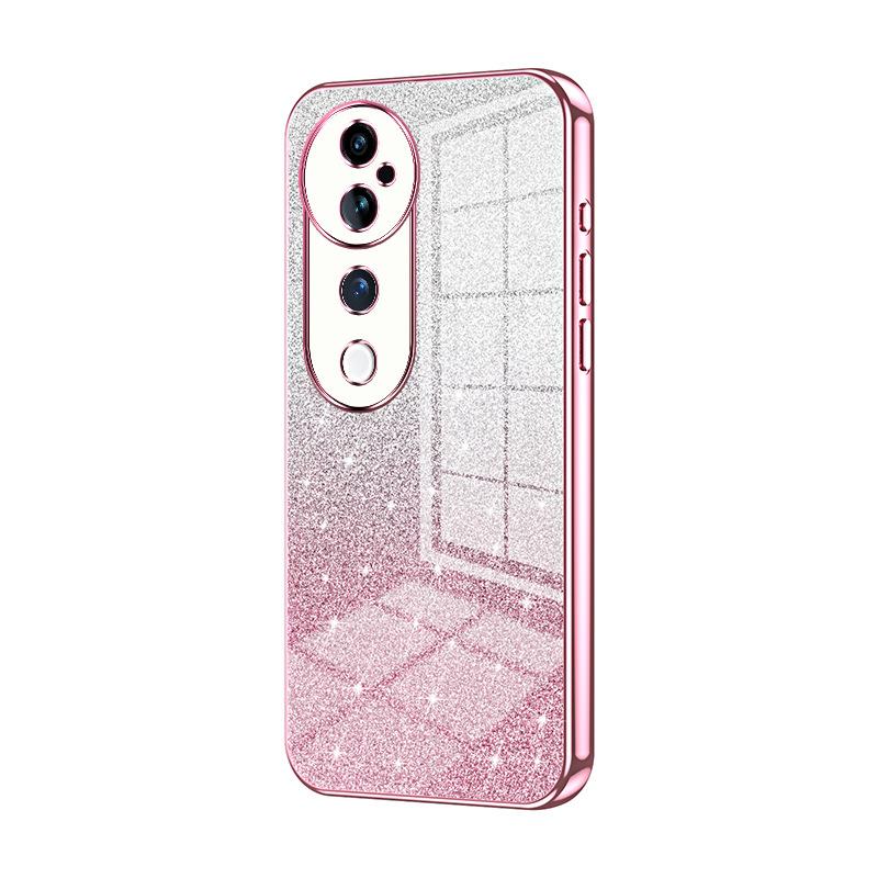 Applicable to VIVO S50Pro mini electroplating glitter mobile phone case S30 transparent V70 anti-drop V60 protective case