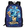 Cookie Kingdom Run School Backpack Oxford Fabric Curved Straps For Kids Unisex