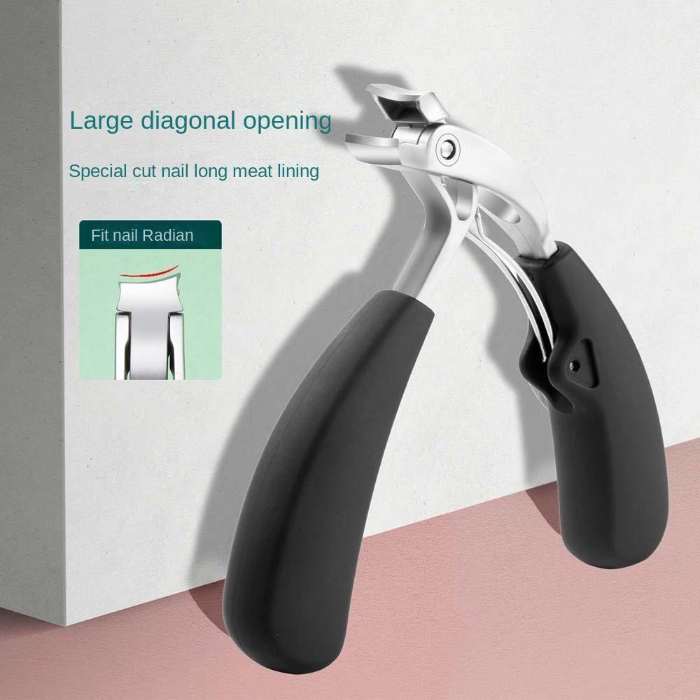 

Stainless Steel Nail Cutting Pliers Nail Accessories Fingernail Trimmer Household чёрный