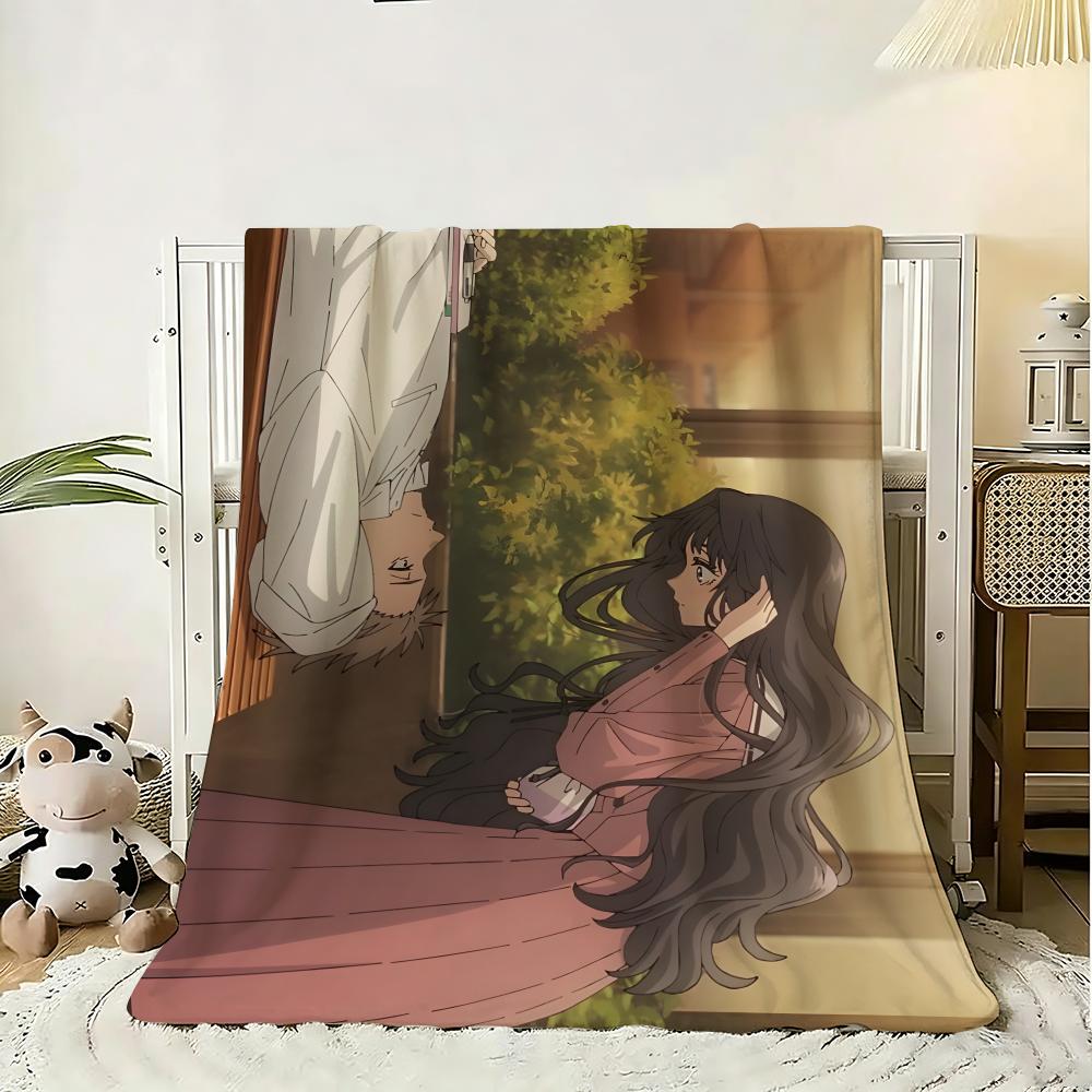 The Fragrant Flower Blooms With Dignity Throw 240G Flannel Blanket Lightweight Soft Skin-Friendly Summer Thin Throw Blanket