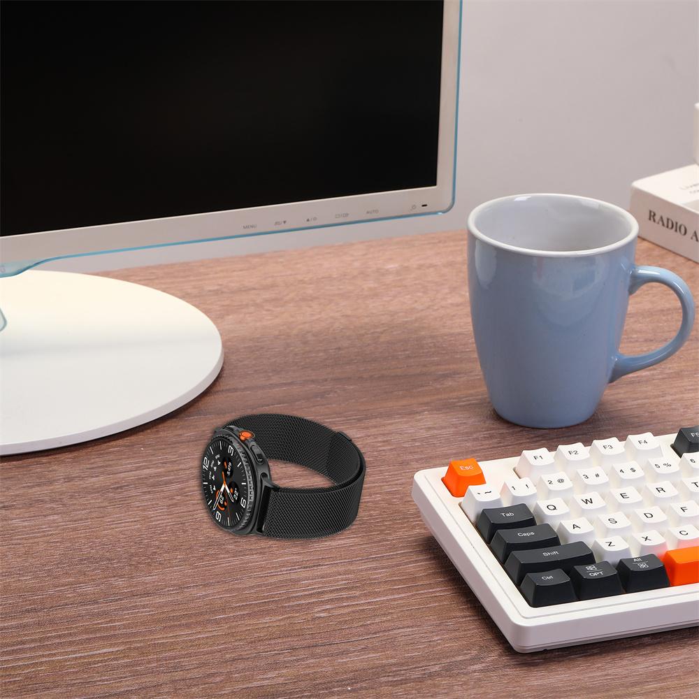 Milanese Magnetic Strap For Samsung Galaxy Watch 8 Classic 46mm Metal Alloy Watchband Wristband For Galaxy Watch 8 44mm 40mm No Gaps Strap