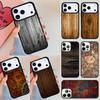Holz Holzdesign Handyhülle Für iPhone 17 Air 14 15 13 12 Max Hülle Für Apple 16e 11 Pro Max Plus Coque