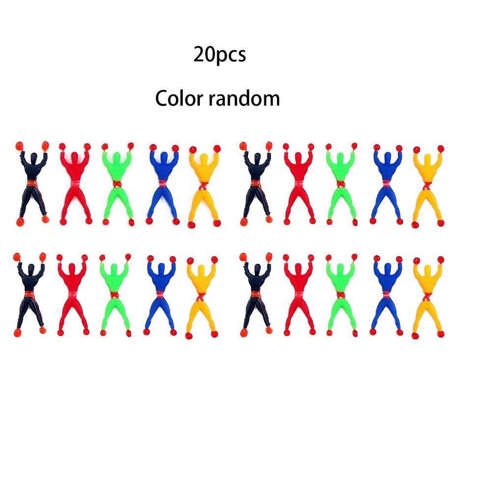 Sticky Person, Wall Climber, Rolling Person, Wall Climber, Toy, Window Climber, Party Gift, Fidget Toy, Color Random