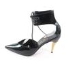 Scarpe col tacco GUCCI immacolate Punta stretta pelle verniciata nera Donna 36 721045 Usato