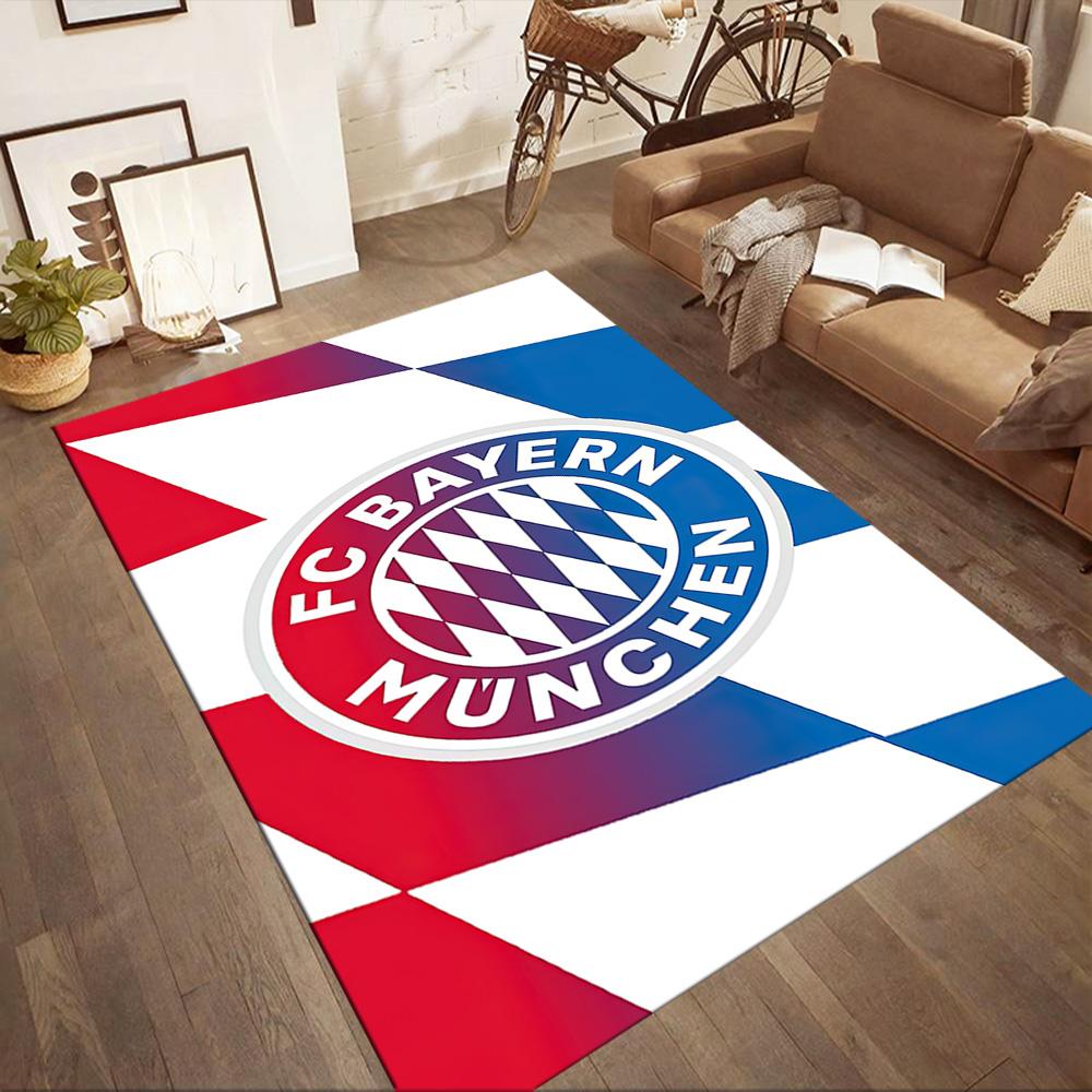 Fc Bayern Munich Uefa Champions Square Rugs Are a Great Choice for Living Rooms, Bedrooms, Home Décor, and As Gifts.
