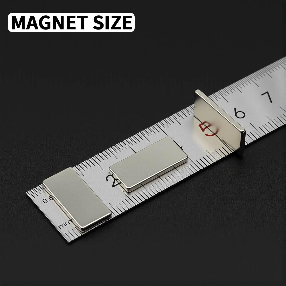 20x10x2mm Powerful Neodymium Magnet N35 NdfeB Permanent Magnetic imanes Block Super Strong Fridge Magnets DIY