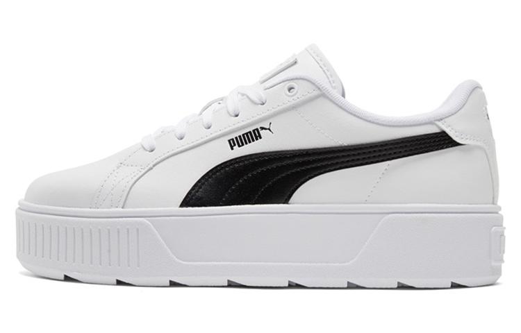 PUMA Karmen Leather White Black Women s 384615-02