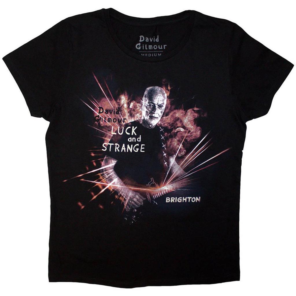 David Gilmour Womens/Ladies Luck & Strange Brighton Back Print T-Shirt