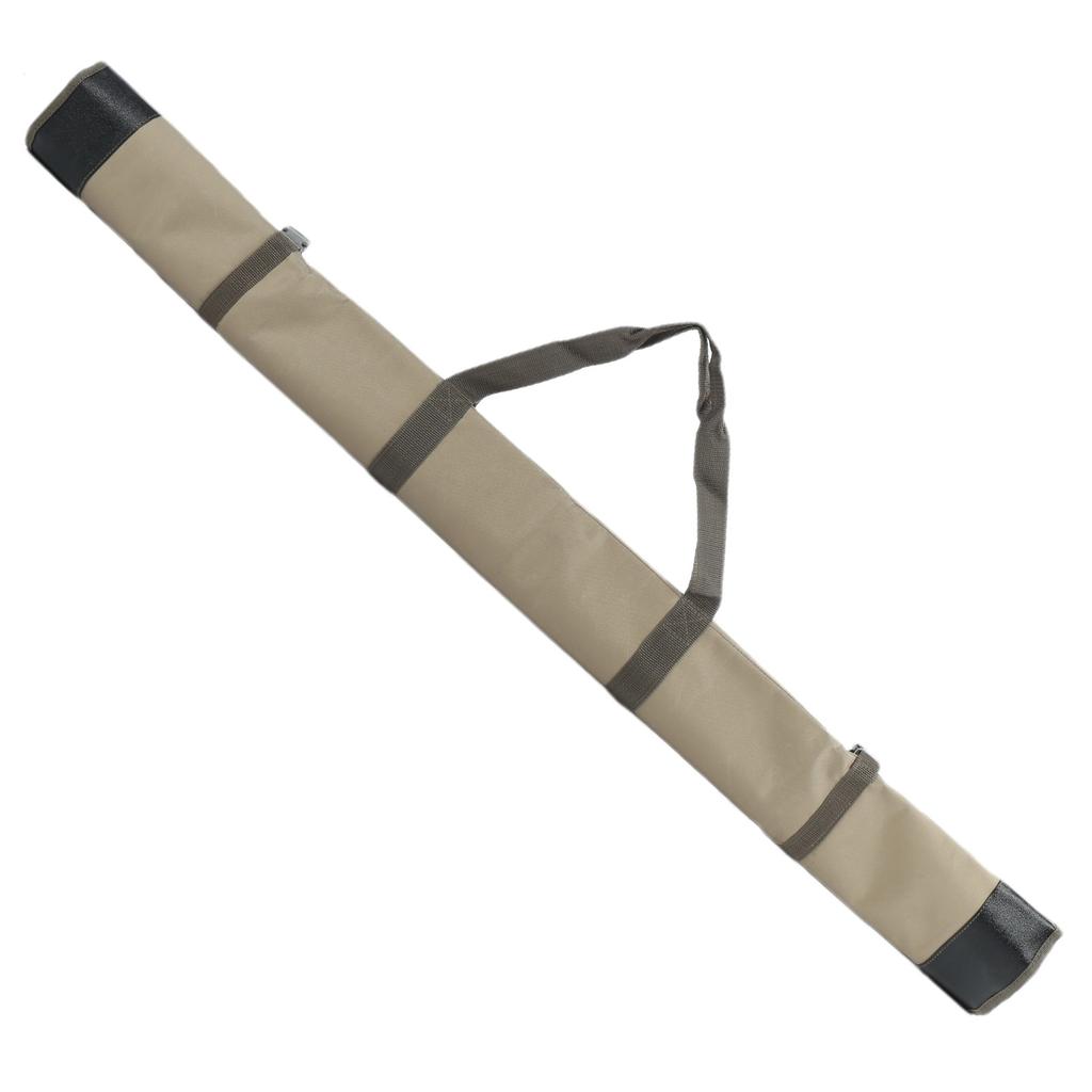 1,3M Angelruten-Aufbewahrungstasche Faltbare Ruten-Transporttasche Tragbarer Angelruten-Organizer Khaki