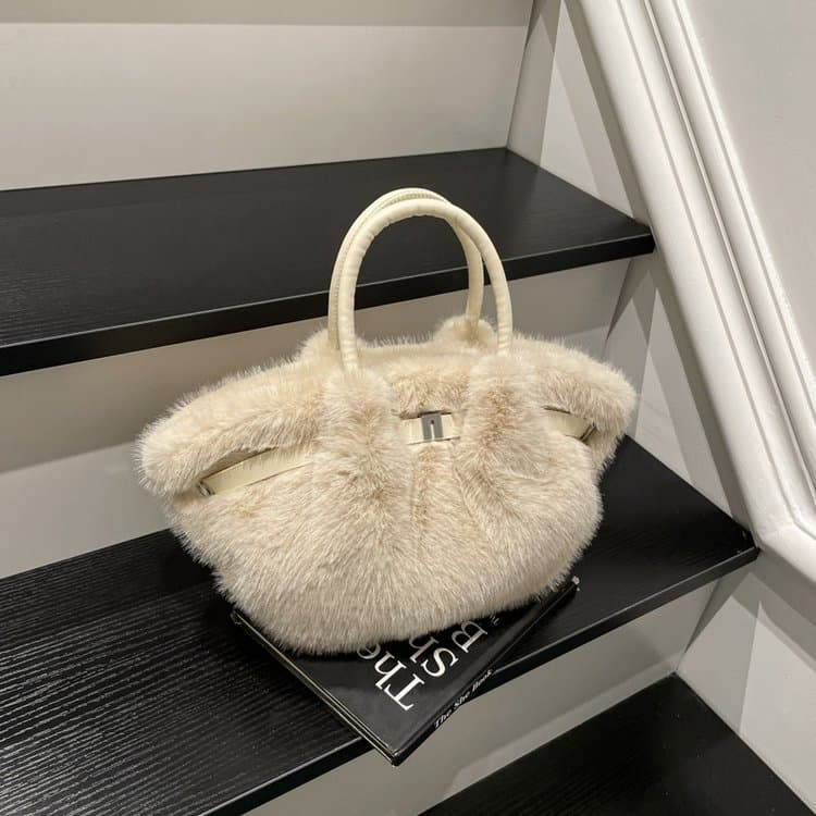Women's New Plush Handbag Messenger Bag