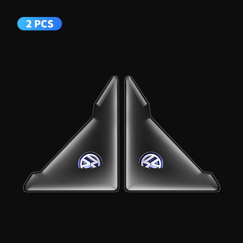 

2pcs Transparent Car Door Corner Anti-collision Protector Silicone Sticker For Volkswagen VW Golf 4 7 MK3 4 7 Touran Polo Passat