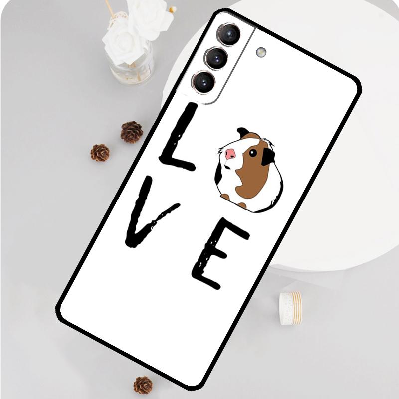 

Cute Animals Guinea Pig Phone Case For Samsung Galaxy S23 Ultra S21 S20 FE S9 S10 Plus Note 10 20 S22 Ultra Funda Galaxy S23