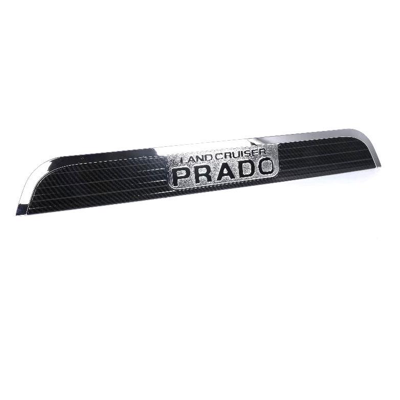Fits 18 Toyota Prado Models: Rearview Mirror, Taillight Covers, Fog Light Eyebrow, and Spare Tire Trim.