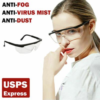 Protective Safety Glasses Clear Anti Saliva Eye Protection Googles for Chemical and Workplace