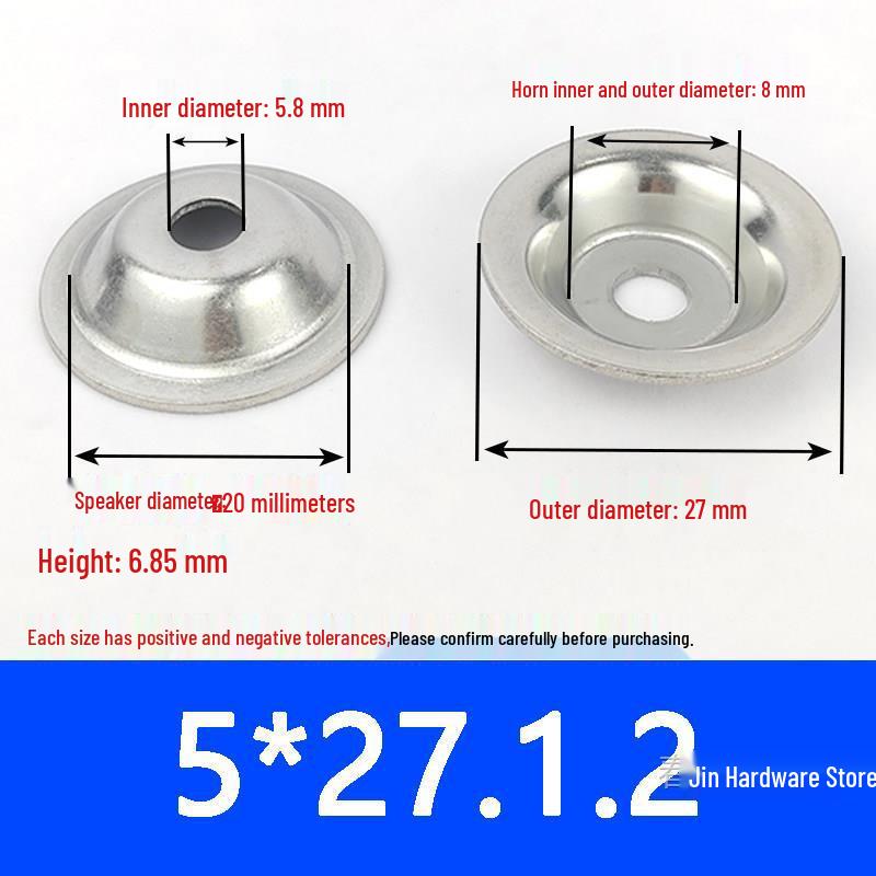 304 Stainless Steel Bowl Gasket with Washer for Adjustable Foot Cup and Recessed Hole Screw