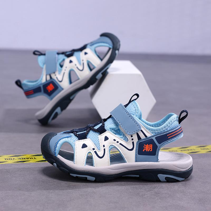 Sandalias de Exterior para Niños Verano Transpirables Zapatos de Playa Antideslizantes Resistentes al Desgaste Sandalias Deportivas Zapatos Casuales para Caminar Niños