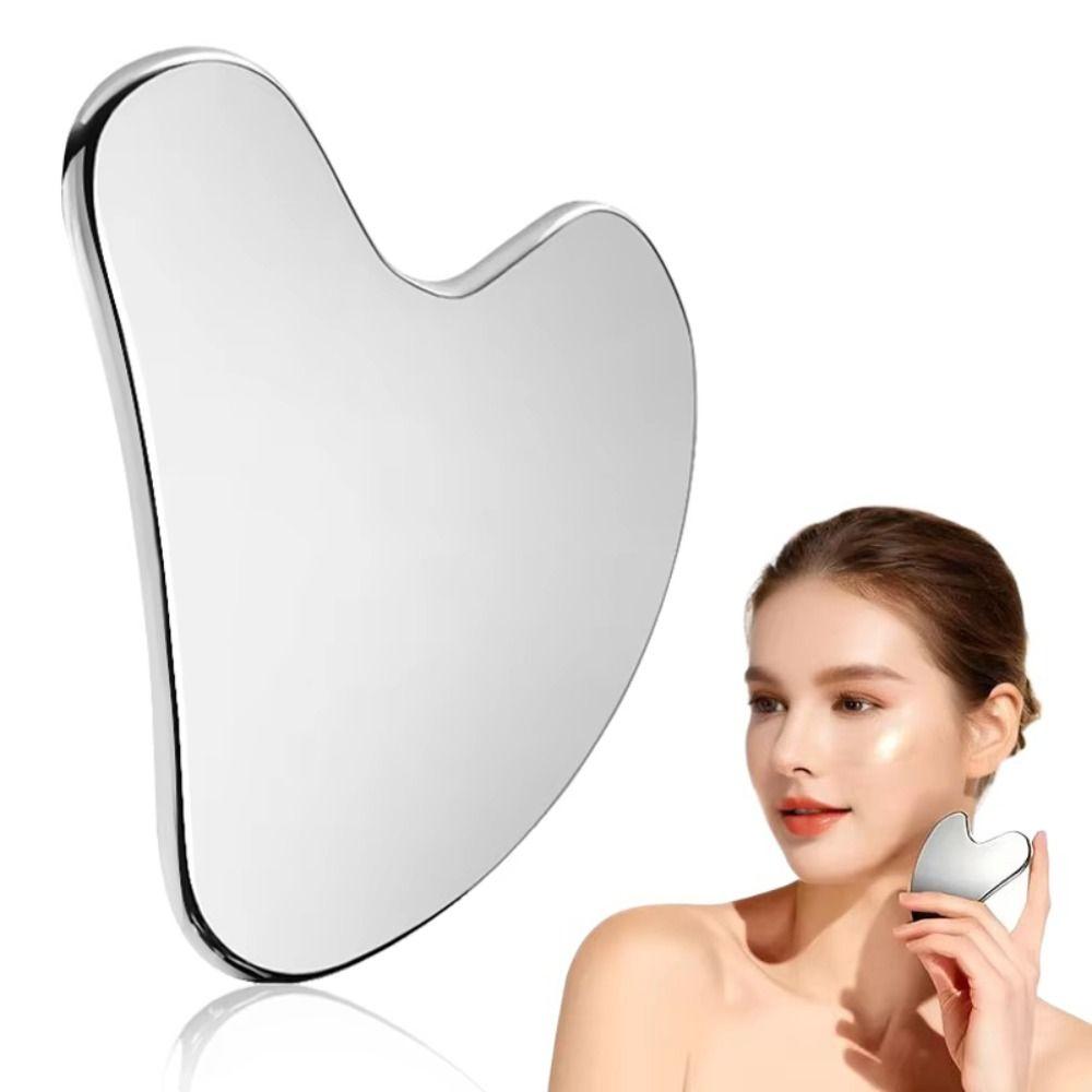Stainless Steel Gua Sha Scraper Universal Guasha Board Face Massager  for Facial Beauty Eye Massage