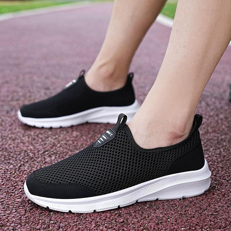 Neue Sportschuhe Herrenschuhe Low-Top-Schuhe Weichsohlige Schuhe Lässige Slipper Laufschuhe