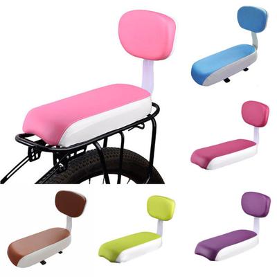 MTB Mountain Bike Bicicletta Sedile Posteriore Cuscino in Spugna Sella Sedia con Schienale