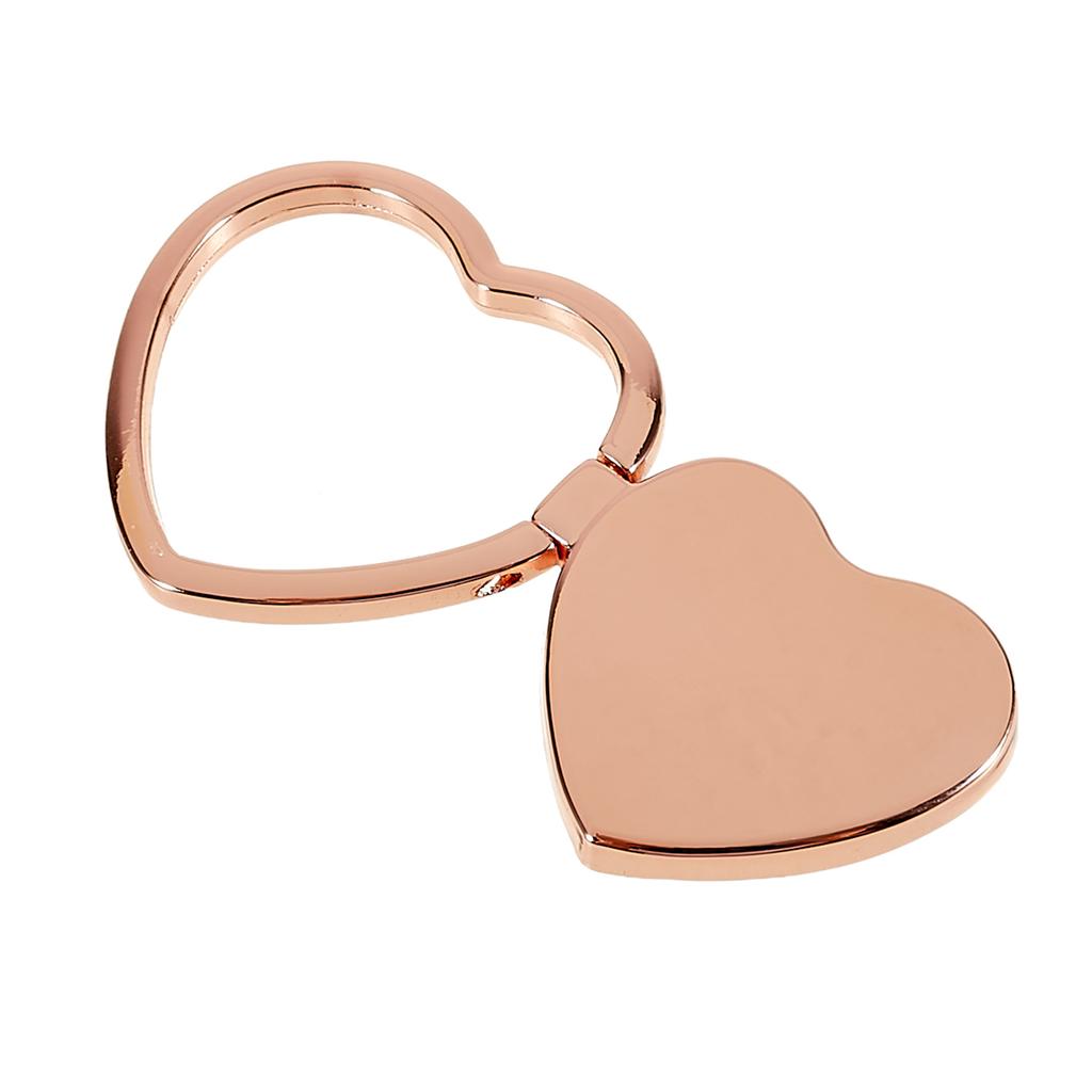 Love Heart Shaped Cell Phone Ring Holder 360 Degree Rotation Finger Ring Kickstand Metal Phone Grip