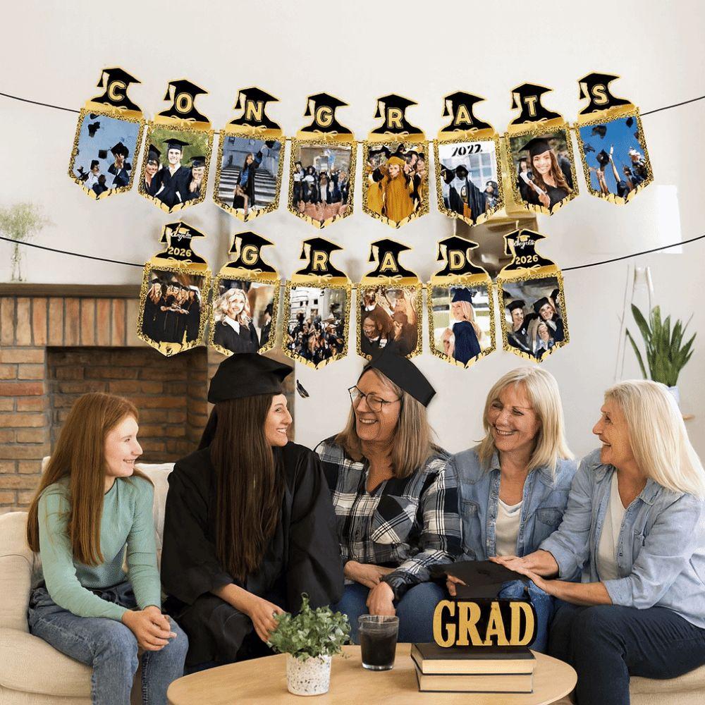 Celebrate Congrats Grad Banner Graduation Season Graduation Photo Props  Graduation Ceremony