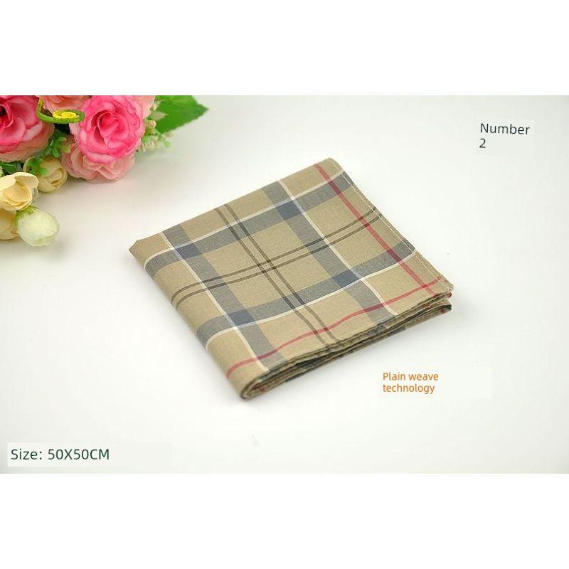 

Handkerchief Pure Cotton Men High-Grade Twill Handkerchief Gift Women s Handkerchief Japanese Gingham Cotton 60 Handkerchief 2