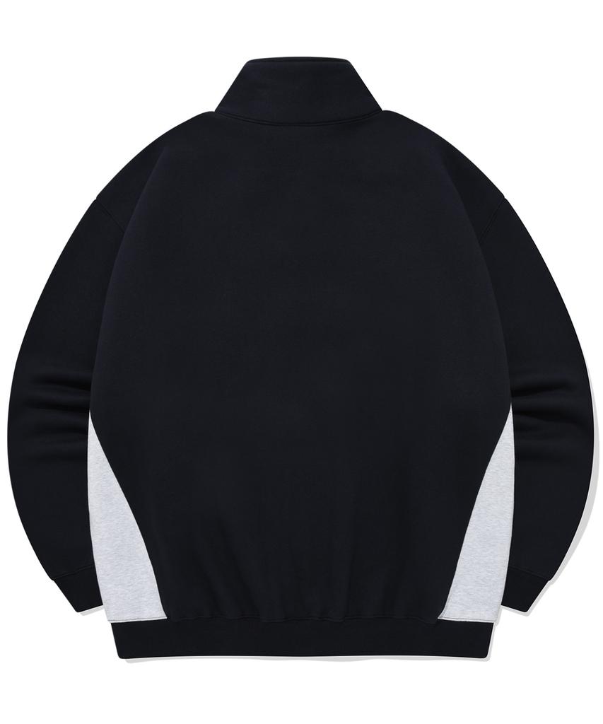 SAINTPAIN Sp Saint Logo Block Half Zip-Navy