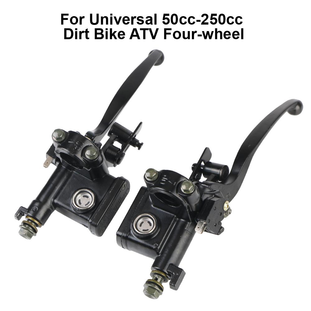 With Brake Pump Motorcycle Clutch Lever Cylinder Hydraulic Brake Lever For 50cc-250cc Dirt Bike ATV Four-wheel Moto Left/RightGood product