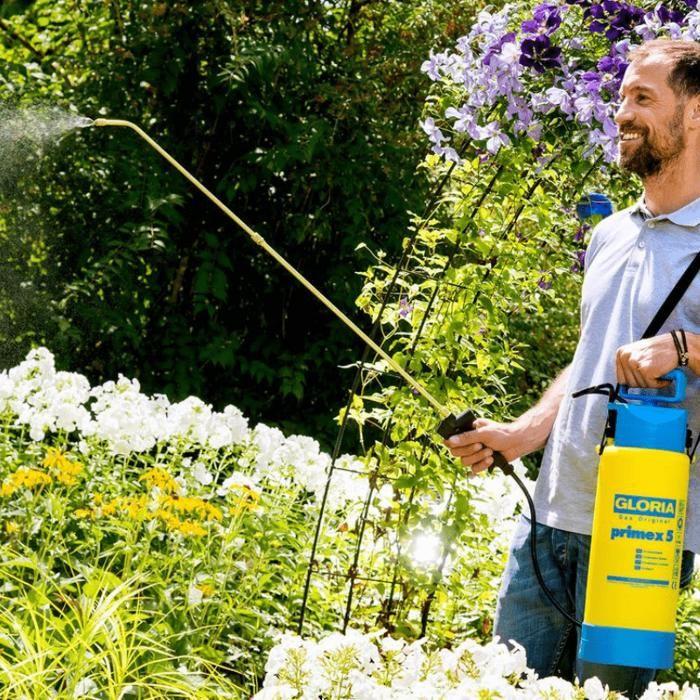 Pulvérisateur à pression - GLORIA - Primex 5 - 5L - Lance et buse en laiton - Pression 3 bars