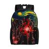 Skibidi Toilette Rucksack für Männer Frauen Lässig High School Arbeit Tagesrucksack Anime Cartoon Kameramann Titan Laptop Leinwandtaschen Sport