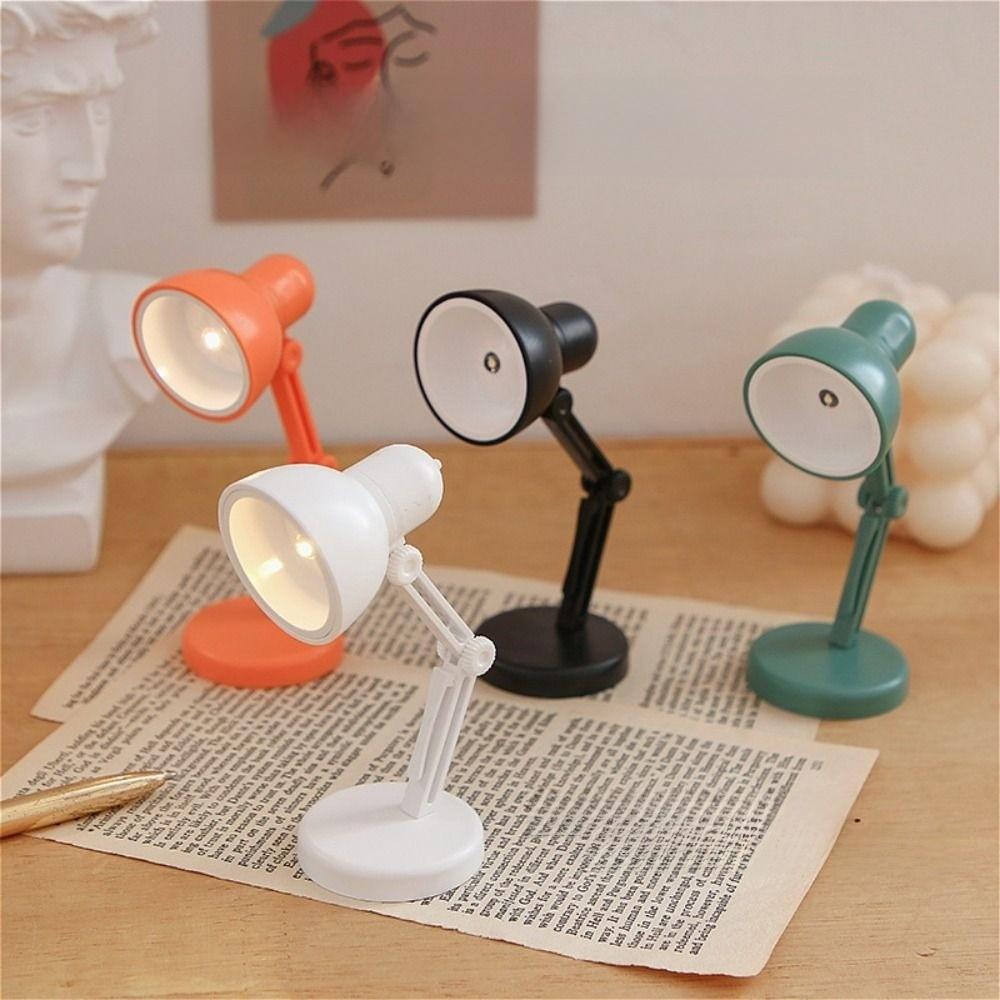 Mini Reading Night Lamp Foldable Bedhead Lights Creative LED Desk Lamp Student Dormitory