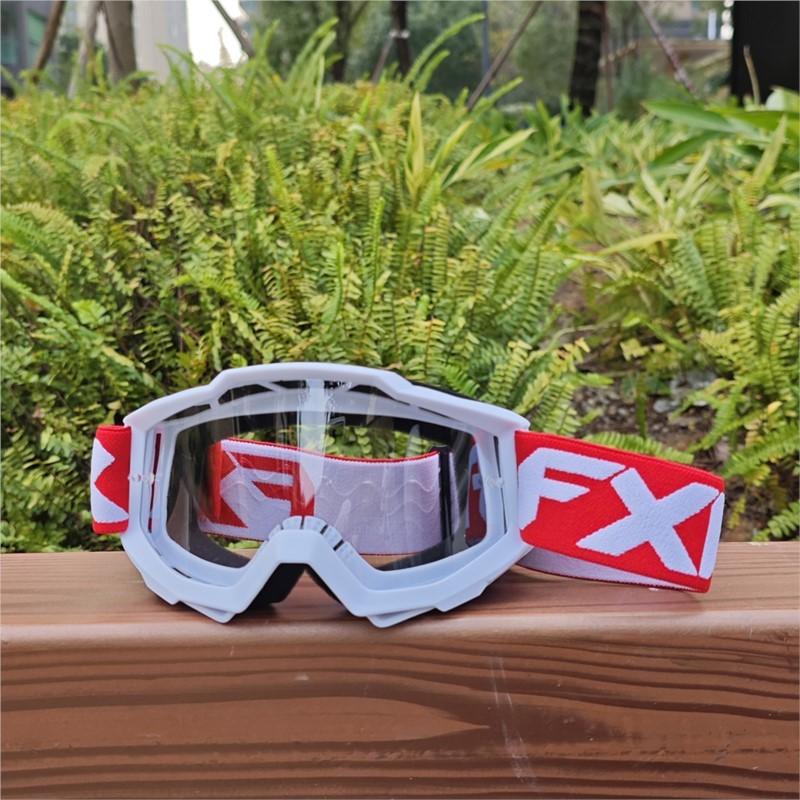 FXR Road Bike Goggles Windproof Dustproof Sandproof Lightweight Comfort Padding for Long Distance Touring and Racing Riding