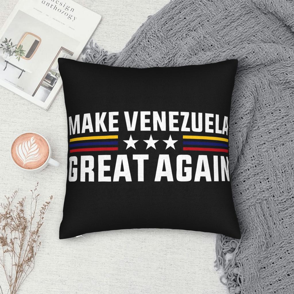 New Style Home Make-Venezuela-Great-Again Decorations Pillowcase Accessories Pillow Cover Square Multiple Sizes