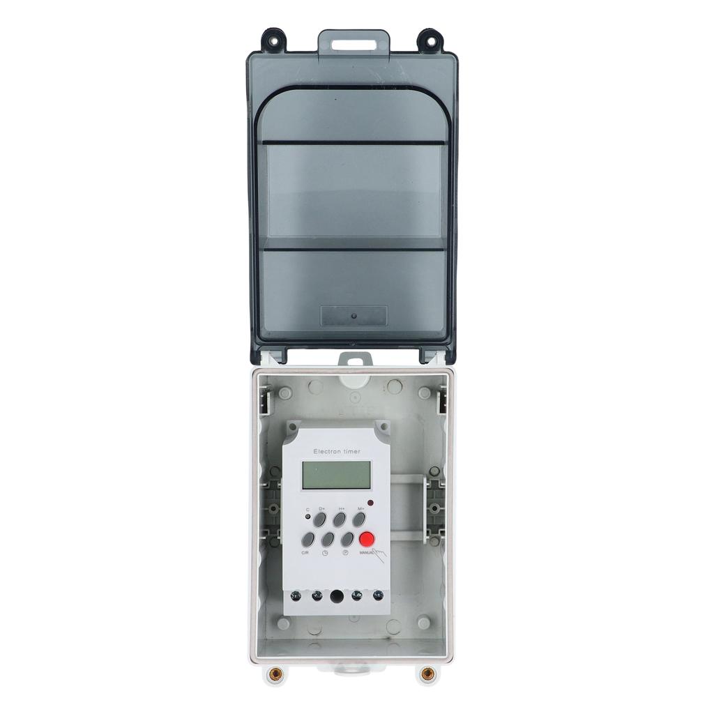 Pool Pump Timer Rain Proof Resin PC Shell Programmable Water Pump Timer Switch with Password Lock for Outdoor