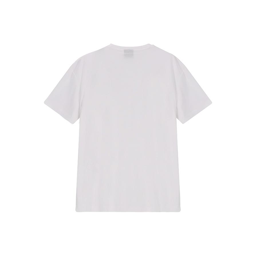 Emporio Armani Logo Decorated Loose Fit Round Neck Short Sleeve T-Shirt Women tops 7W000189-AF13919-U0002