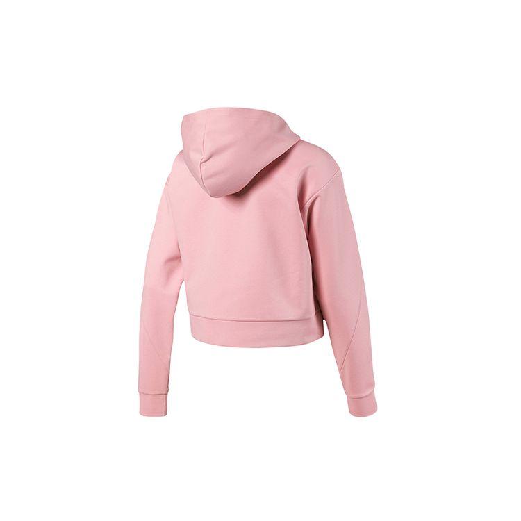 Puma Casual Hooded Pullover Sweatshirt Women Tops Pink 581074-14