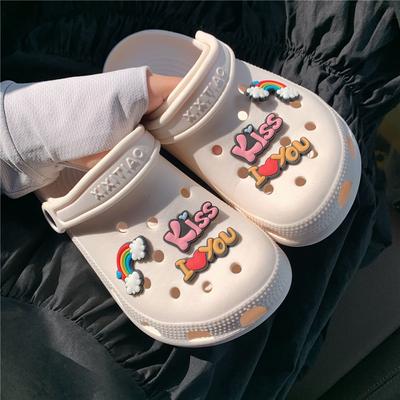 Ins Fashion Baotou Women Slippers Non-slip Thick-soled Nurse Sandals and Slippers Summer Soft-soled Beach Women Slippers