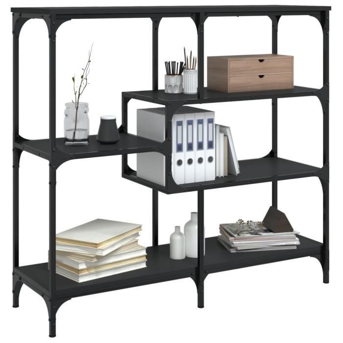 VidaXL Console Table Black 103x32x95 Cm Engineered Wood 833950