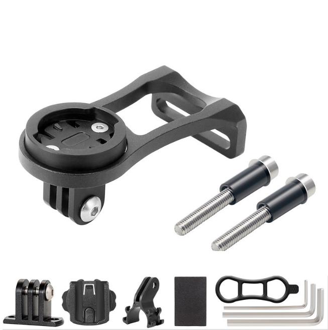 Bicycle Computer Extension Mount Base Multi-function Aluminum Alloy Extension Bracket for Mountain & Road Bikes