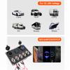 Rv Camping Car Boat Accessory Panel Usb QC3.0 Fast Charger 12-24V Cigarette Lighter Voltmeter ON/Off Rocker Toggle Switch 36W